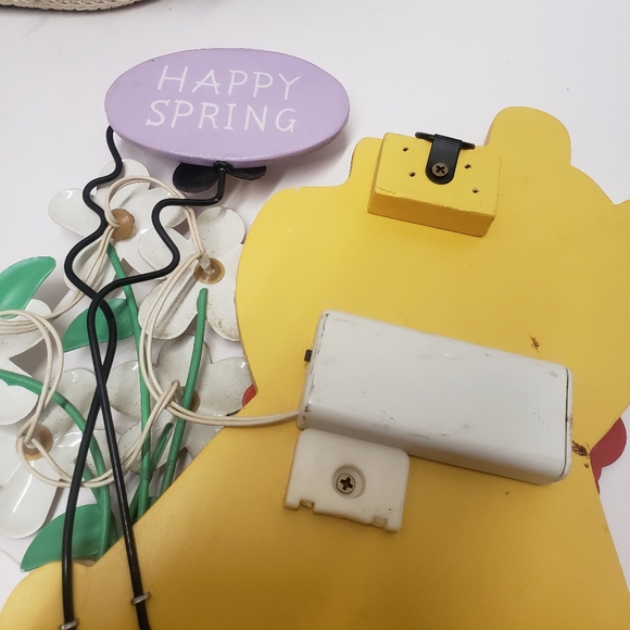 Vintage Winnie the Pooh Spring Flower Light Wall Hanging Vive Le Printemps - Picture 12 of 12